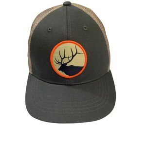 Rep Your Wild Men's Trucker Hat with Elk Patch